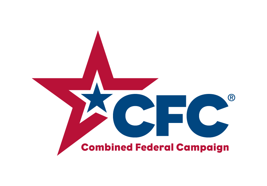 cfc logo, red outline of a star with a smaller bluestar inside and the letters C F C